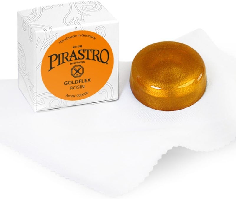 Pirastro Goldflex Rosin for Violin, Viola, and Cello with Gold Flecks